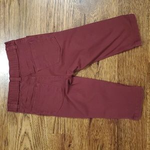 Kids Garanimals unisex burgundy jeans size 12M